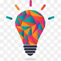 矢量多彩灯泡-空若网 矢量多彩灯泡-空若网