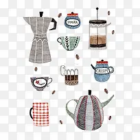 手绘杯具-空若网 手绘杯具-空若网