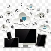 矢量云平台素材-空若网 矢量云平台素材-空若网