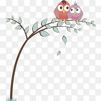 ��֦�ϵ�С��-������