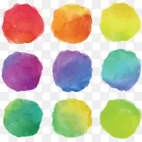 水彩彩色涂鸦墨点-空若网 水彩彩色涂鸦墨点-空若网