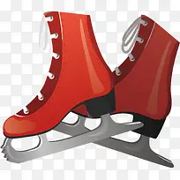 卡通滑冰鞋矢量图下载-空若网 卡通滑冰鞋矢量图下载-空若网