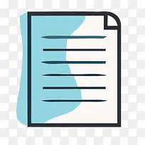 矢量扁平纸张素材-空若网 矢量扁平纸张素材-空若网