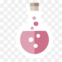 矢量装液体的圆底烧瓶素材-空若网 矢量装液体的圆底烧瓶素材-空若网