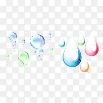 彩色的水滴-空若网 彩色的水滴-空若网