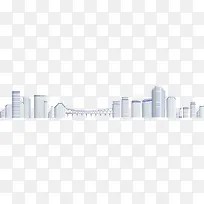 白色建筑物大桥-空若网 白色建筑物大桥-空若网