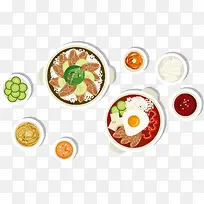 手绘 韩国食物(进口)-空若网 手绘 韩国食物(进口)-空若网