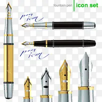 钢笔矢量素材,-空若网 钢笔矢量素材,-空若网