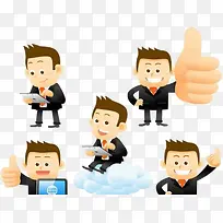 上班族的卡通人物集合-空若网 上班族的卡通人物集合-空若网