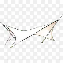 手绘水彩简易帐篷-空若网 手绘水彩简易帐篷-空若网