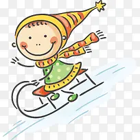 玩雪暴风雪素材-空若网 玩雪暴风雪素材-空若网