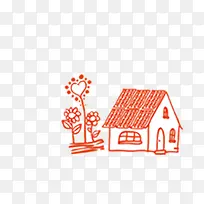 手绘房屋-空若网 手绘房屋-空若网