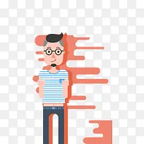 扁平化卡通人物-空若网 扁平化卡通人物-空若网