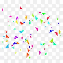 彩色小三角形装饰素材-空若网 彩色小三角形装饰素材-空若网