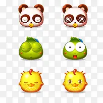 卡通动物图标-空若网 卡通动物图标-空若网