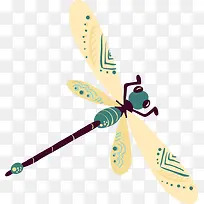 矢量蜻蜓装饰图案免扣素材-空若网 矢量蜻蜓装饰图案免扣素材-空若网