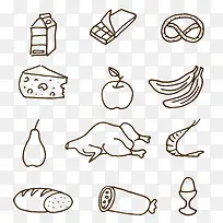 手绘手账美味可口食物-空若网 手绘手账美味可口食物-空若网