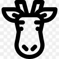 长颈鹿图标-空若网 长颈鹿图标-空若网