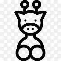 长颈鹿图标-空若网 长颈鹿图标-空若网