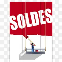 户外促销广告矢量素材,-空若网 户外促销广告矢量素材,-空若网