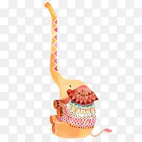 橙色杂技大象-空若网 橙色杂技大象-空若网