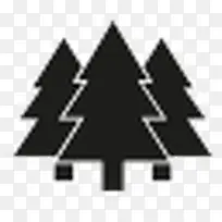 树标志图标-空若网 树标志图标-空若网