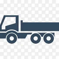 卡通蓝色卡车-空若网 卡通蓝色卡车-空若网