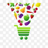 购物车里的蔬菜-空若网 购物车里的蔬菜-空若网