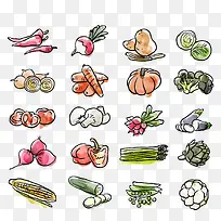 矢量蔬菜瓜果-空若网 矢量蔬菜瓜果-空若网