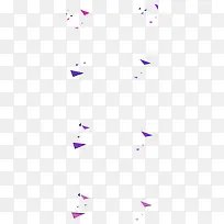 彩带 各种颜色三角形png素材-空若网 彩带 各种颜色三角形png素材-空若网