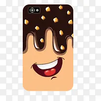 卡通手绘雪糕手机壳-空若网 卡通手绘雪糕手机壳-空若网