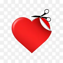 爱心剪纸-空若网 爱心剪纸-空若网