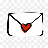 心形信封图标-空若网 心形信封图标-空若网