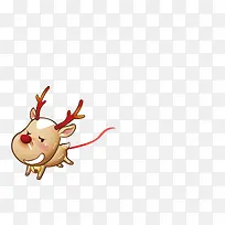 可爱卡通麋鹿矢量图-空若网 可爱卡通麋鹿矢量图-空若网