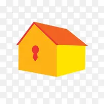 立体扁平化房子图案-空若网 立体扁平化房子图案-空若网