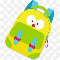开学季卡通多彩书包-空若网 开学季卡通多彩书包-空若网