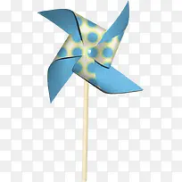 蓝色创意风车-空若网 蓝色创意风车-空若网
