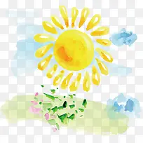 水彩阳光设计-空若网 水彩阳光设计-空若网