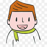 手绘卡通人物大头贴素材-空若网 手绘卡通人物大头贴素材-空若网