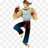 自由搏击插画-空若网 自由搏击插画-空若网