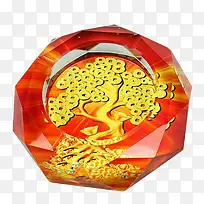 发财树烟灰缸-空若网 发财树烟灰缸-空若网