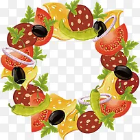 蔬菜边框-空若网 蔬菜边框-空若网