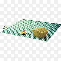 可爱餐布野炊花篮-空若网 可爱餐布野炊花篮-空若网