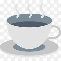 矢量图杯子里的热水-空若网 矢量图杯子里的热水-空若网