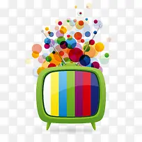彩色气泡电视机-空若网 彩色气泡电视机-空若网