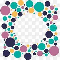 彩色波点标题框-空若网 彩色波点标题框-空若网