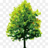 卡通槐树矢量槐树-空若网 卡通槐树矢量槐树-空若网