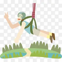 蹦极运动PNG下载-空若网 蹦极运动PNG下载-空若网