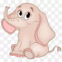 大象可爱剪贴画-可爱的大象-空若网 大象可爱剪贴画-可爱的大象-空若网