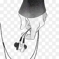 手拿耳机-空若网 手拿耳机-空若网